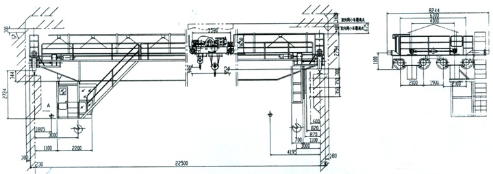 QD75/20噸雙梁橋式起重機技術參數(shù)